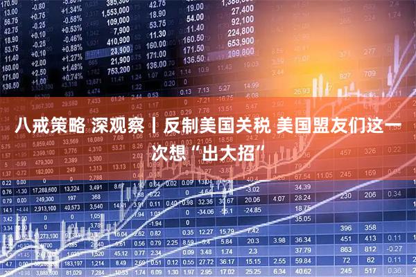 八戒策略 深观察丨反制美国关税 美国盟友们这一次想“出大招”