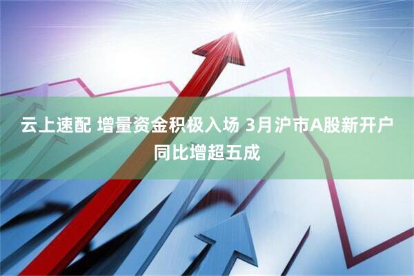 云上速配 增量资金积极入场 3月沪市A股新开户同比增超五成